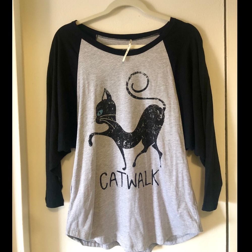 ✨Bedazzled 3/4 sleeve sleep shirt